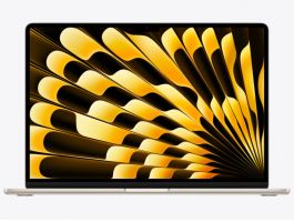 Apple Macbook Air 13,6" M5 10C CPU/10C GPU/16GB/1TB SSD - Csillagfény (MDHC4MG/A) (2026)